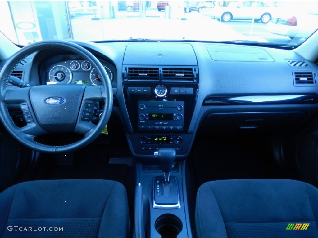 2006 Fusion SEL V6 - Dark Blue Pearl Metallic / Charcoal Black photo #19