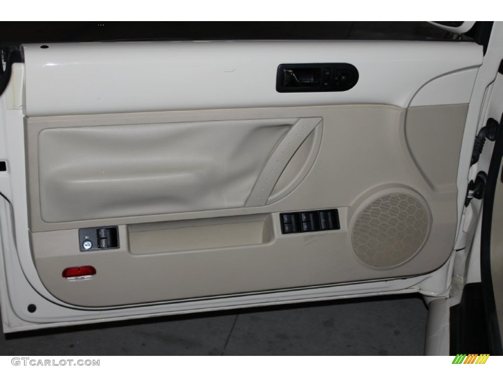 2004 New Beetle GLS 1.8T Convertible - Campanella White / Cream Beige photo #15