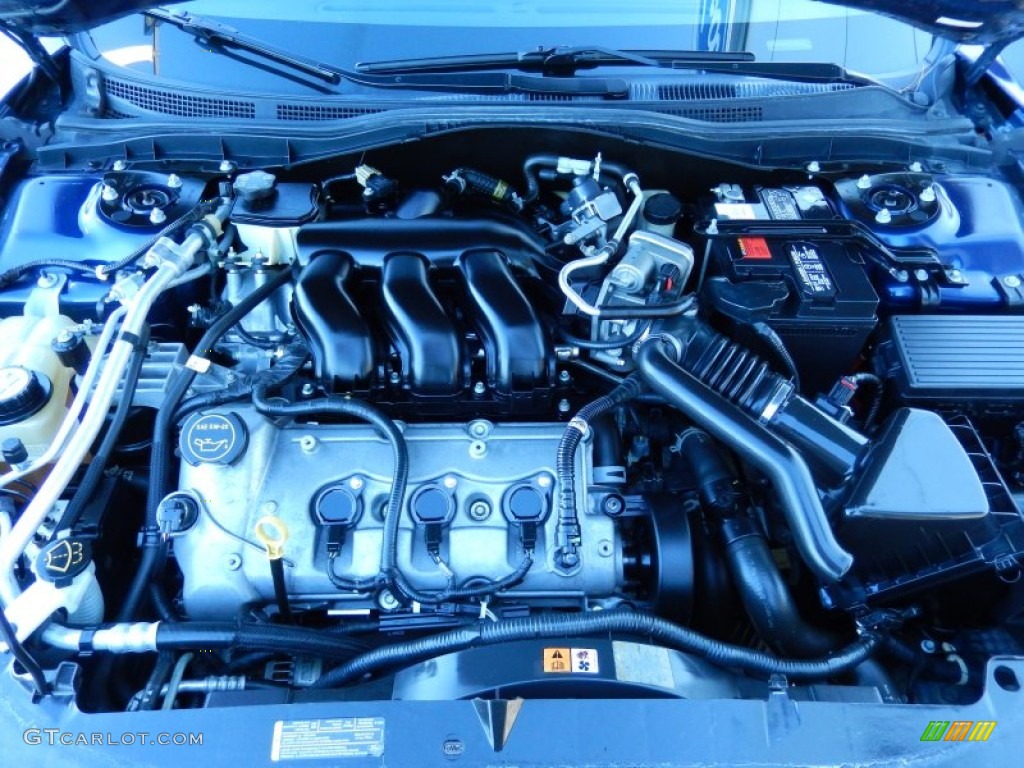 2006 Fusion SEL V6 - Dark Blue Pearl Metallic / Charcoal Black photo #25