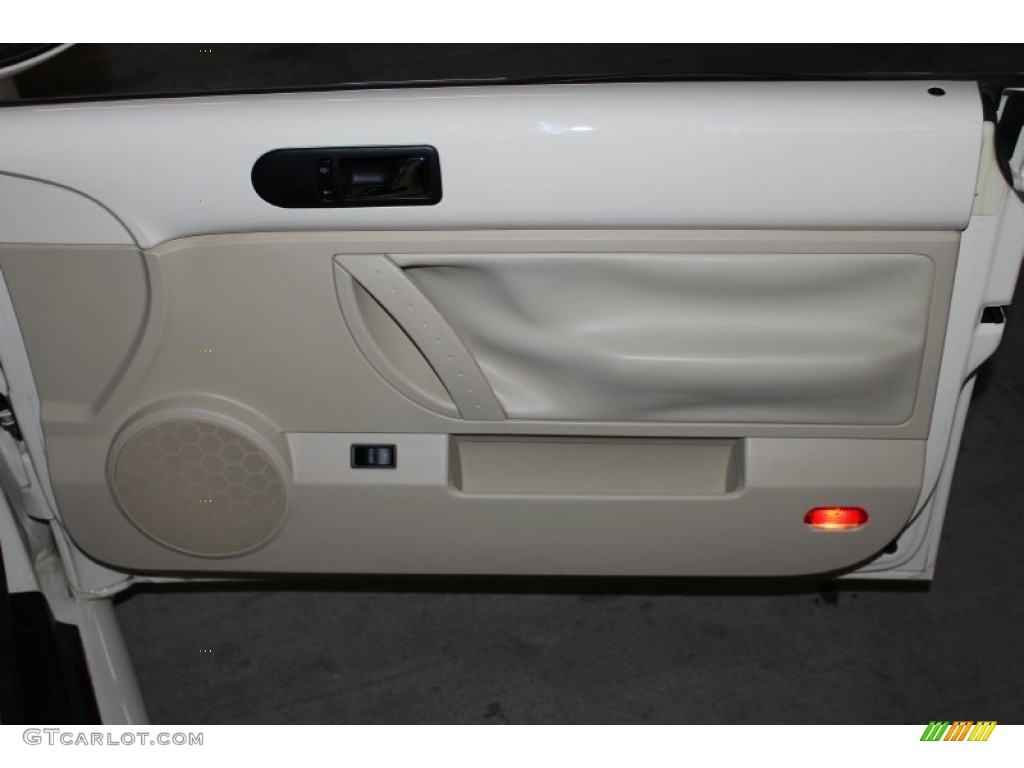 2004 New Beetle GLS 1.8T Convertible - Campanella White / Cream Beige photo #24
