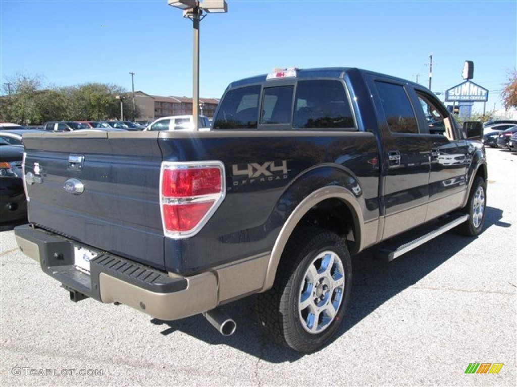 2014 F150 King Ranch SuperCrew 4x4 - Blue Jeans / King Ranch Chaparral/Pale Adobe photo #5