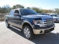 2014 Blue Jeans Ford F150 King Ranch SuperCrew 4x4  photo #7