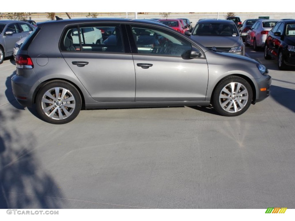 United Gray Metallic 2014 Volkswagen Golf TDI 4 Door Exterior Photo #88981645