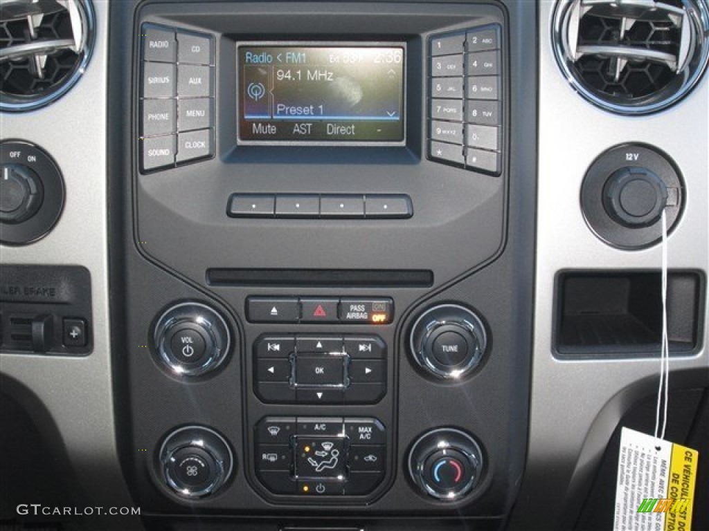 2014 F150 XLT SuperCrew - Tuxedo Black / Steel Grey photo #16