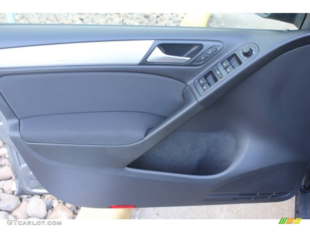 2014 Volkswagen Golf TDI 4 Door Titan Black Door Panel Photo #88981735