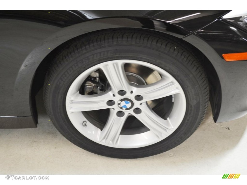 2014 3 Series 328d Sedan - Jet Black / Venetian Beige photo #3