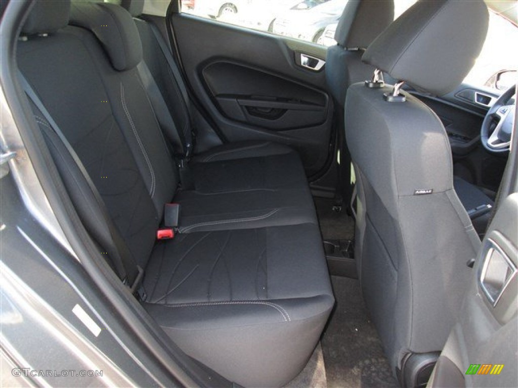 2014 Fiesta SE Hatchback - Storm Gray / Charcoal Black photo #12