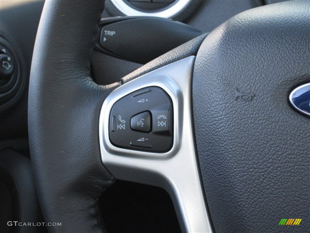 2014 Fiesta SE Hatchback - Storm Gray / Charcoal Black photo #15