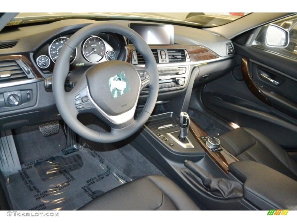 2014 3 Series 328d Sedan - Glacier Silver Metallic / Black photo #5