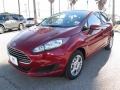 Ruby Red - Fiesta SE Hatchback Photo No. 1