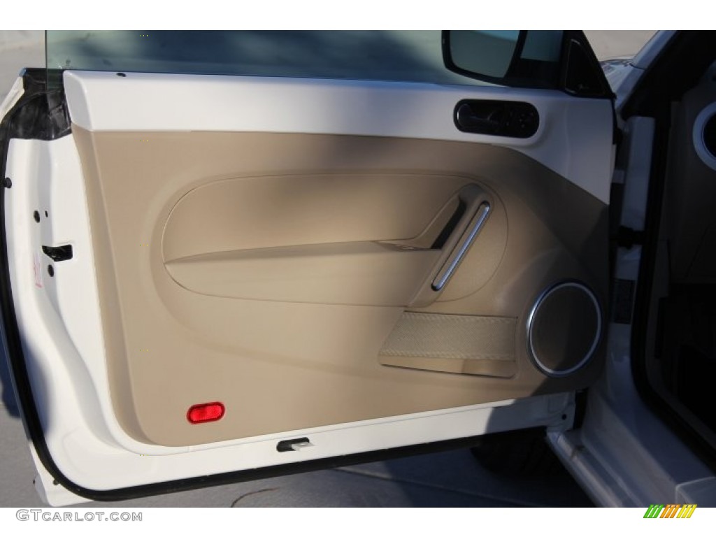 2014 Beetle TDI Convertible - Pure White / Beige photo #13