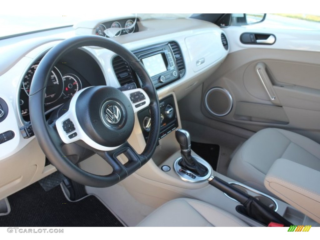 2014 Beetle TDI Convertible - Pure White / Beige photo #15