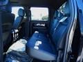 Limited Marina Blue Leather Rear Seat Photo for 2014 Ford F150 #88982677