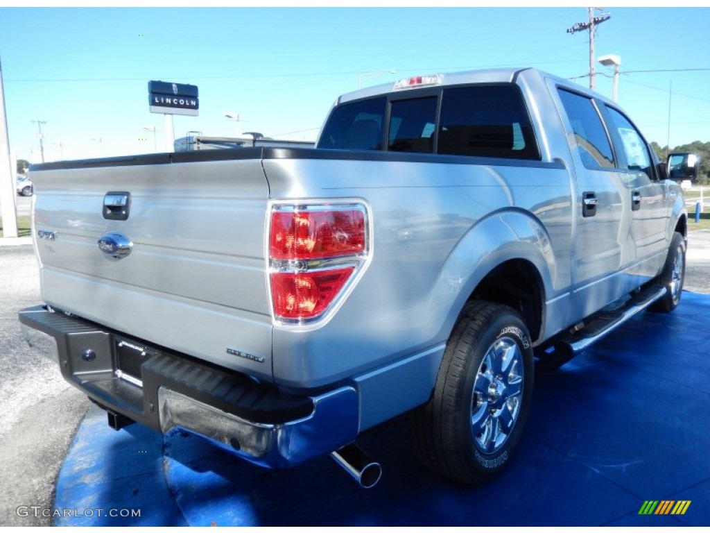 2014 F150 XLT SuperCrew - Ingot Silver / Steel Grey photo #3