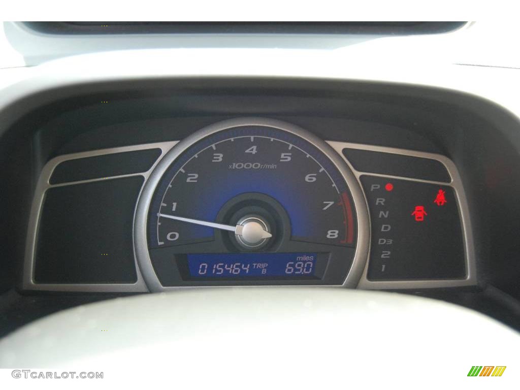 2008 Civic LX Sedan - Atomic Blue Metallic / Gray photo #15