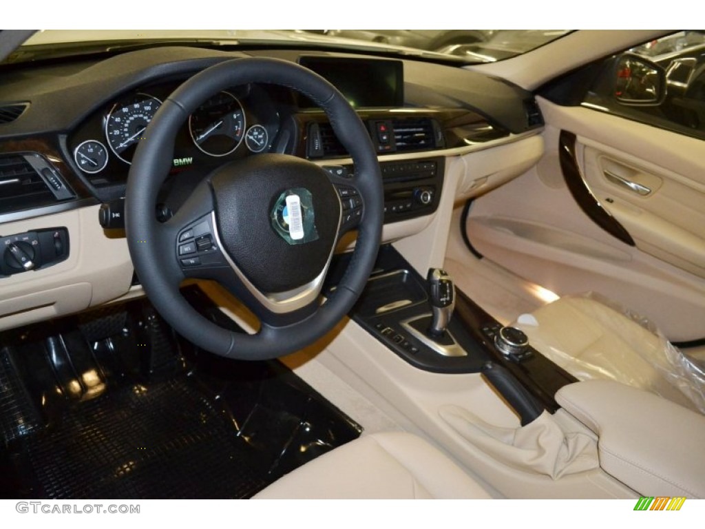 Venetian Beige Interior 2014 BMW 3 Series 328i Sedan Photo #88983313