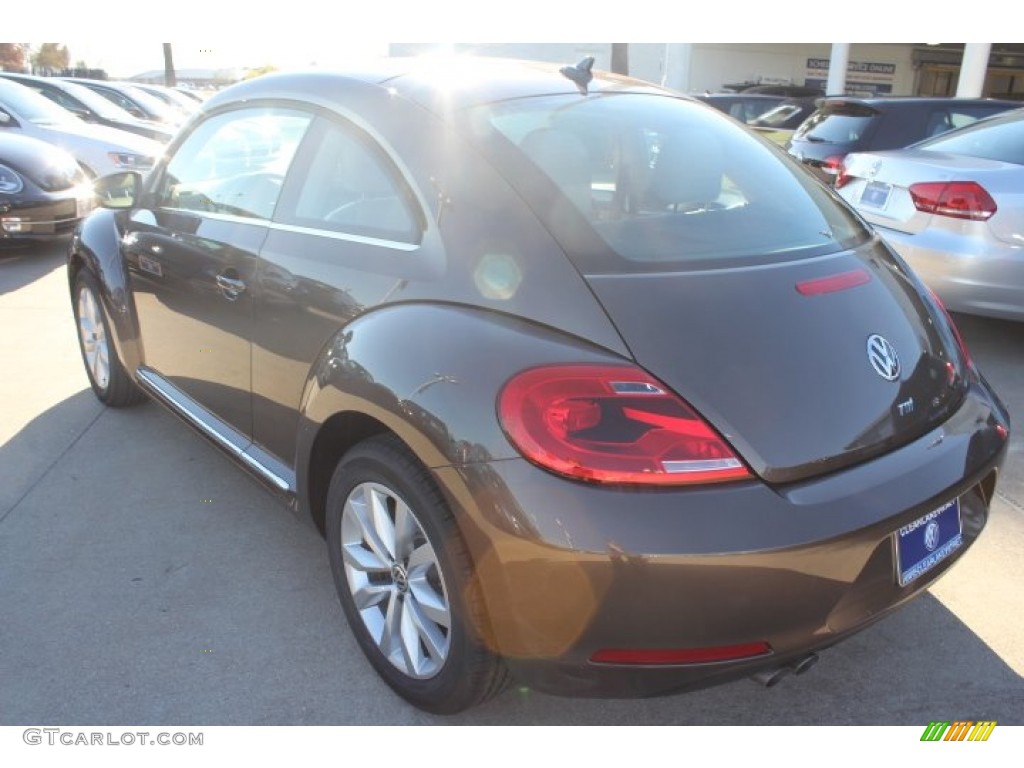 2014 Beetle TDI - Toffee Brown Metallic / Beige photo #5