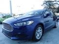 Deep Impact Blue 2014 Ford Fusion SE EcoBoost Exterior