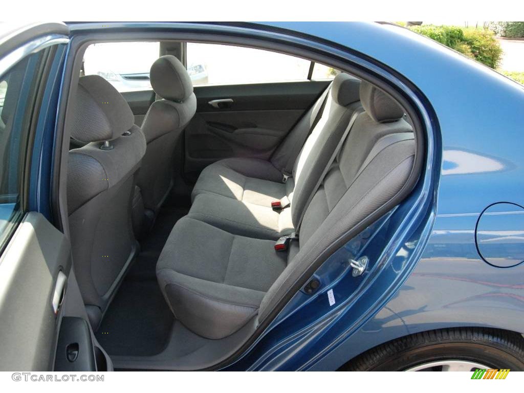 2008 Civic LX Sedan - Atomic Blue Metallic / Gray photo #20