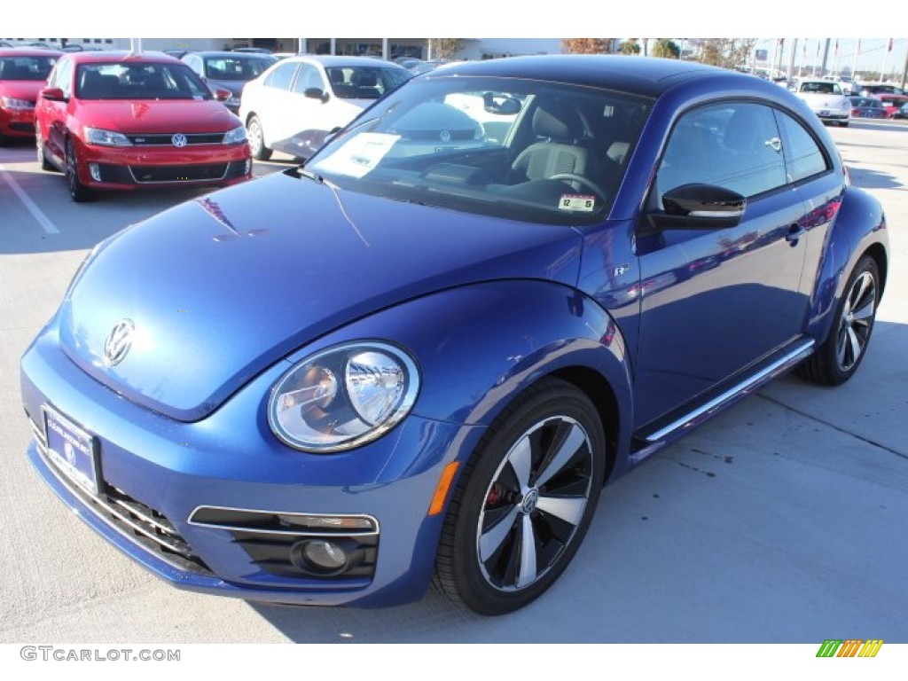 Reef Blue Metallic 2014 Volkswagen Beetle R-Line Exterior Photo #88984003