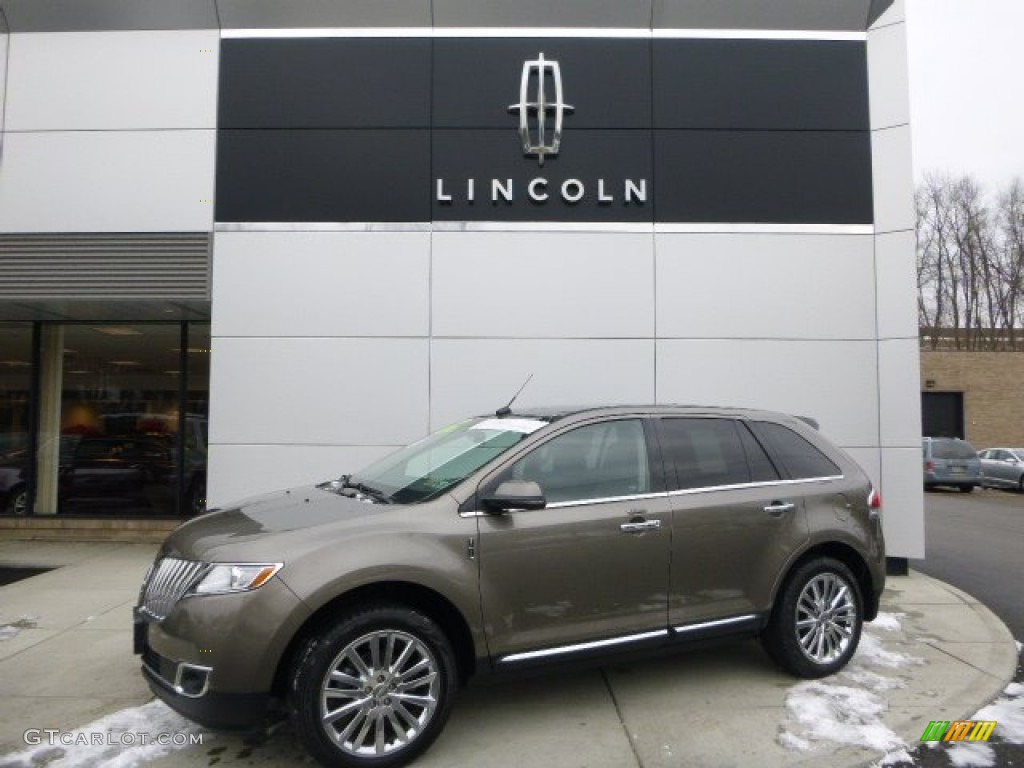 2012 MKX AWD - Mineral Gray Metallic / Charcoal Black photo #1