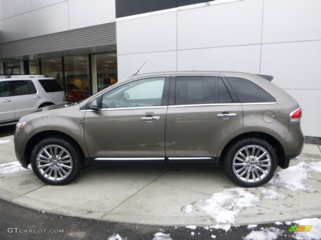 2012 MKX AWD - Mineral Gray Metallic / Charcoal Black photo #2