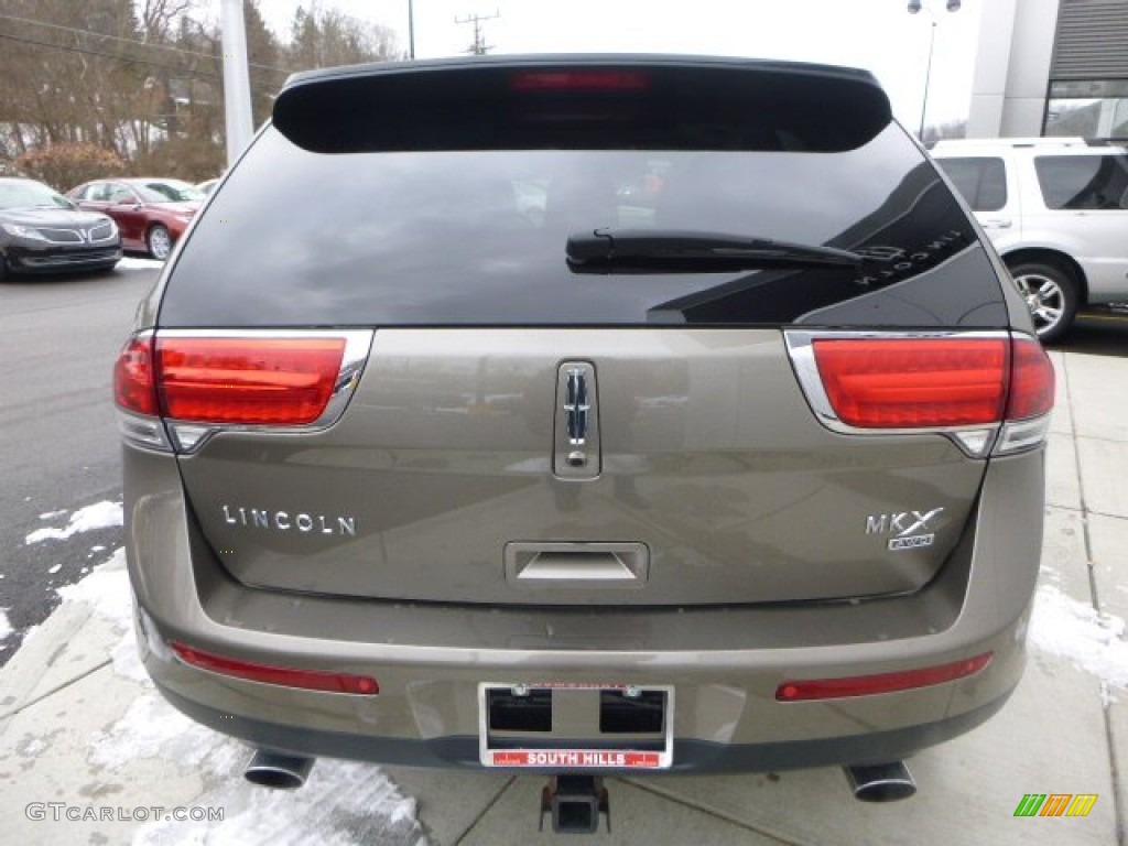 2012 MKX AWD - Mineral Gray Metallic / Charcoal Black photo #4