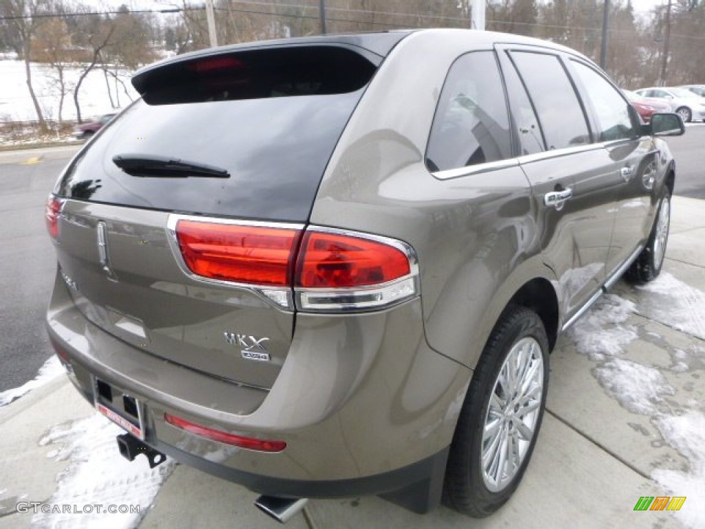2012 MKX AWD - Mineral Gray Metallic / Charcoal Black photo #5