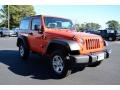 2013 Flame Red Jeep Wrangler Sport 4x4  photo #3