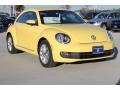 Yellow Rush 2014 Volkswagen Beetle TDI