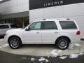 2010 White Platinum Metallic Tri-Coat Lincoln Navigator 4x4  photo #2