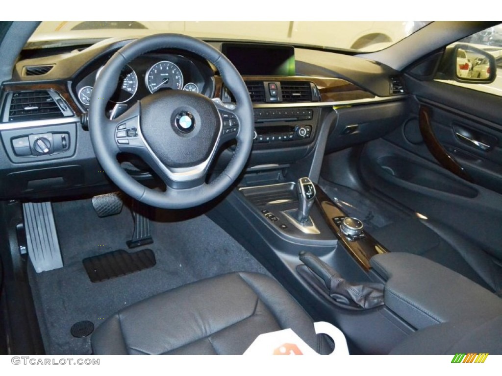 Black Interior 2014 BMW 4 Series 428i Coupe Photo #88984921