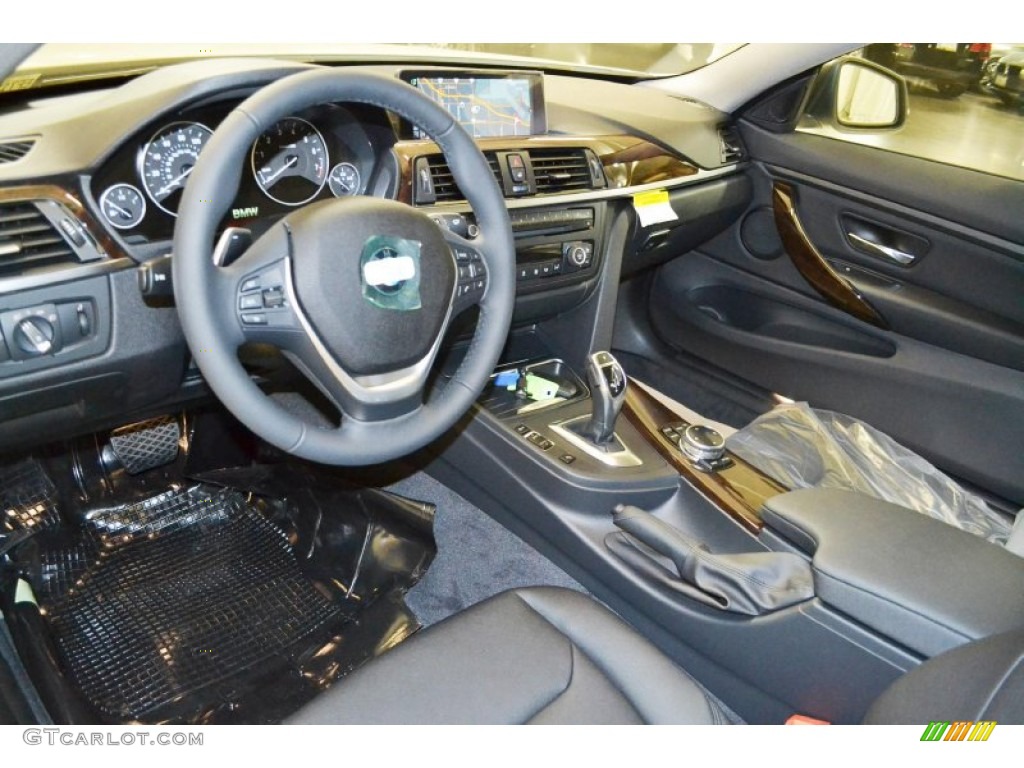 Black Interior 2014 BMW 4 Series 428i Coupe Photo #88985392