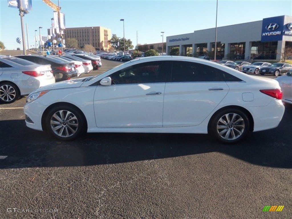 2014 Sonata Limited - Pearl White / Black photo #3