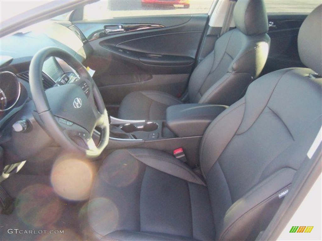 2014 Sonata Limited - Pearl White / Black photo #5