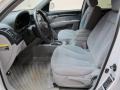 2008 Hyundai Santa Fe Gray Interior Front Seat Photo