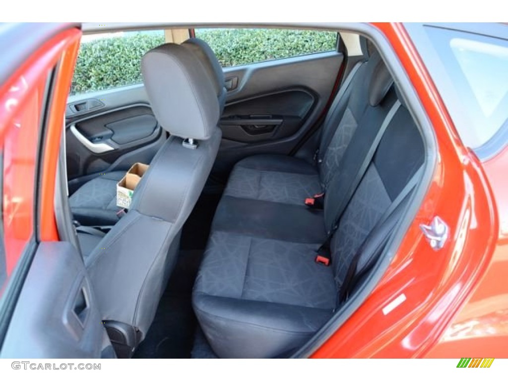 2012 Ford Fiesta SE Hatchback Rear Seat Photo #88986190