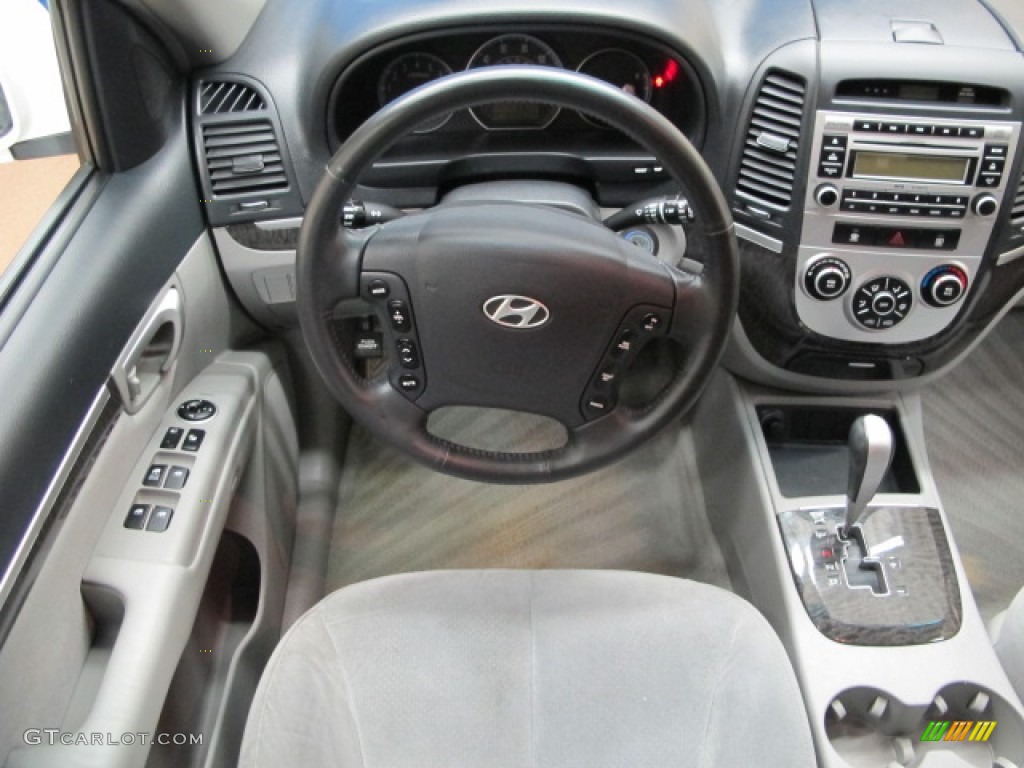 2008 Hyundai Santa Fe SE Gray Dashboard Photo #88986193