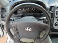 Gray 2008 Hyundai Santa Fe SE Steering Wheel