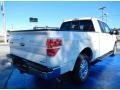 2013 White Platinum Metallic Tri-Coat Ford F150 Lariat SuperCab  photo #3