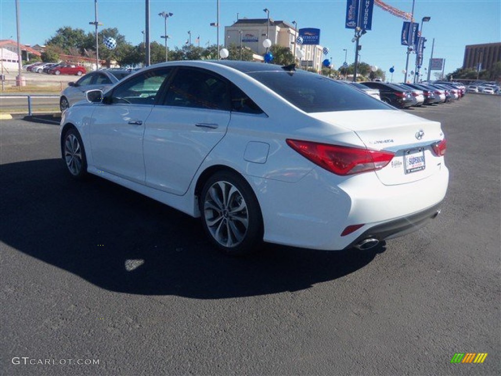 2014 Sonata Limited 2.0T - Pearl White / Black photo #4