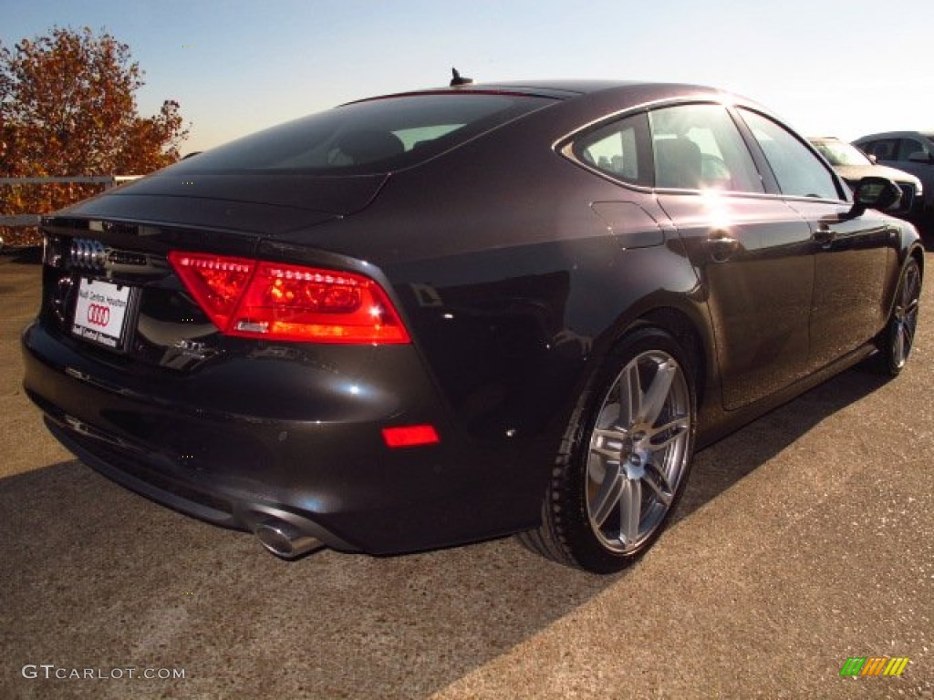 2014 A7 3.0T quattro Prestige - Oolong Gray Metallic / Black photo #2