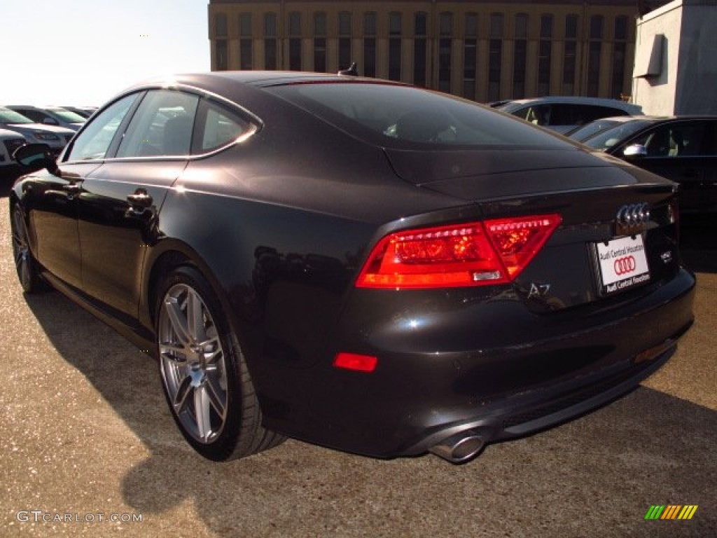 2014 A7 3.0T quattro Prestige - Oolong Gray Metallic / Black photo #4