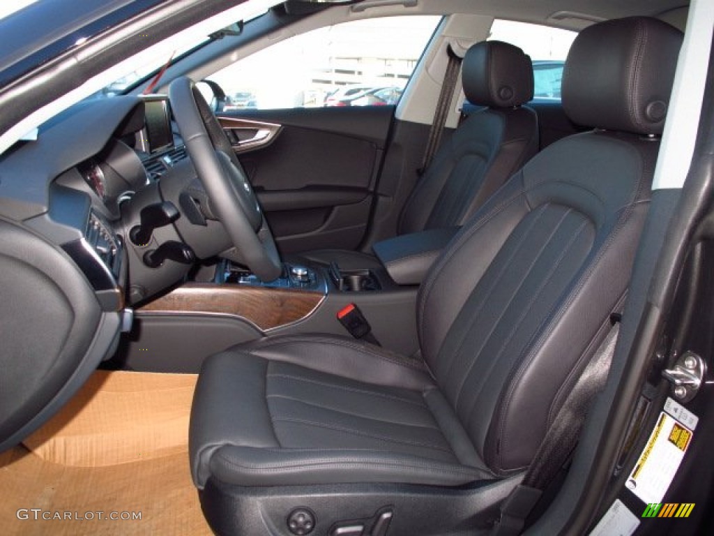 2014 A7 3.0T quattro Prestige - Oolong Gray Metallic / Black photo #13