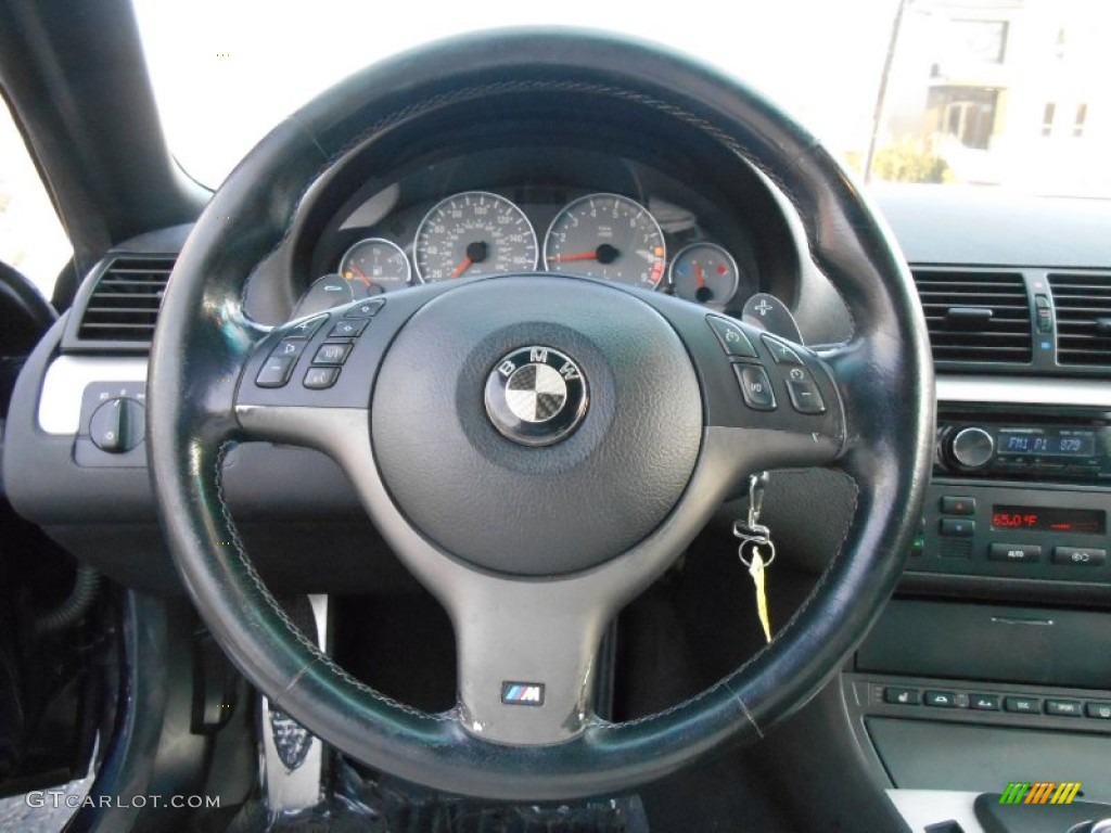 2004 M3 Convertible - Mystic Blue Metallic / Black photo #12