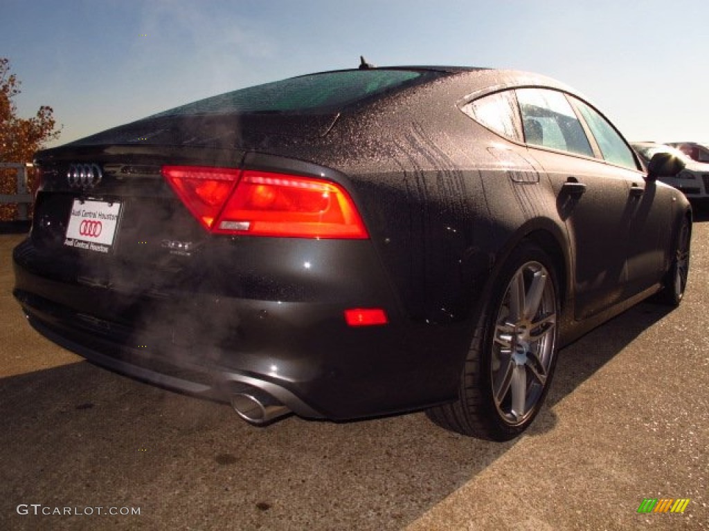 2014 A7 3.0T quattro Prestige - Oolong Gray Metallic / Black photo #2