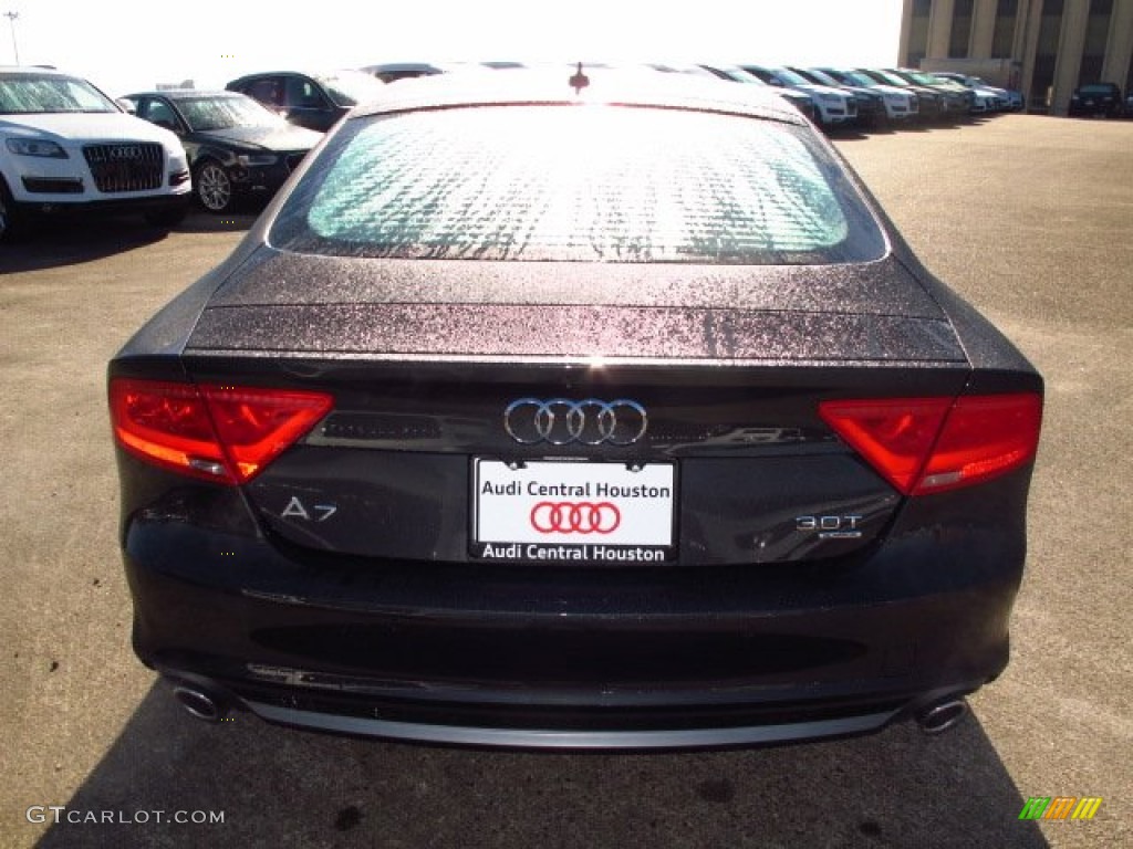 2014 A7 3.0T quattro Prestige - Oolong Gray Metallic / Black photo #3