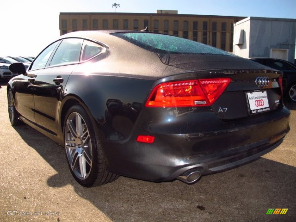 2014 A7 3.0T quattro Prestige - Oolong Gray Metallic / Black photo #4