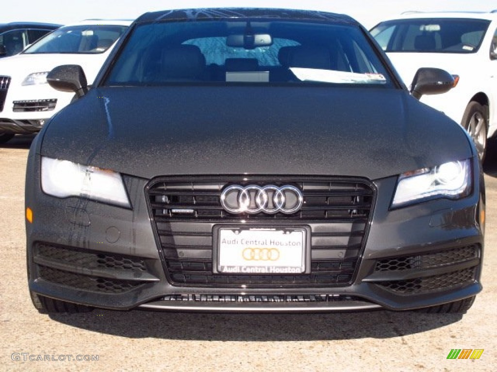 2014 A7 3.0T quattro Prestige - Oolong Gray Metallic / Black photo #6