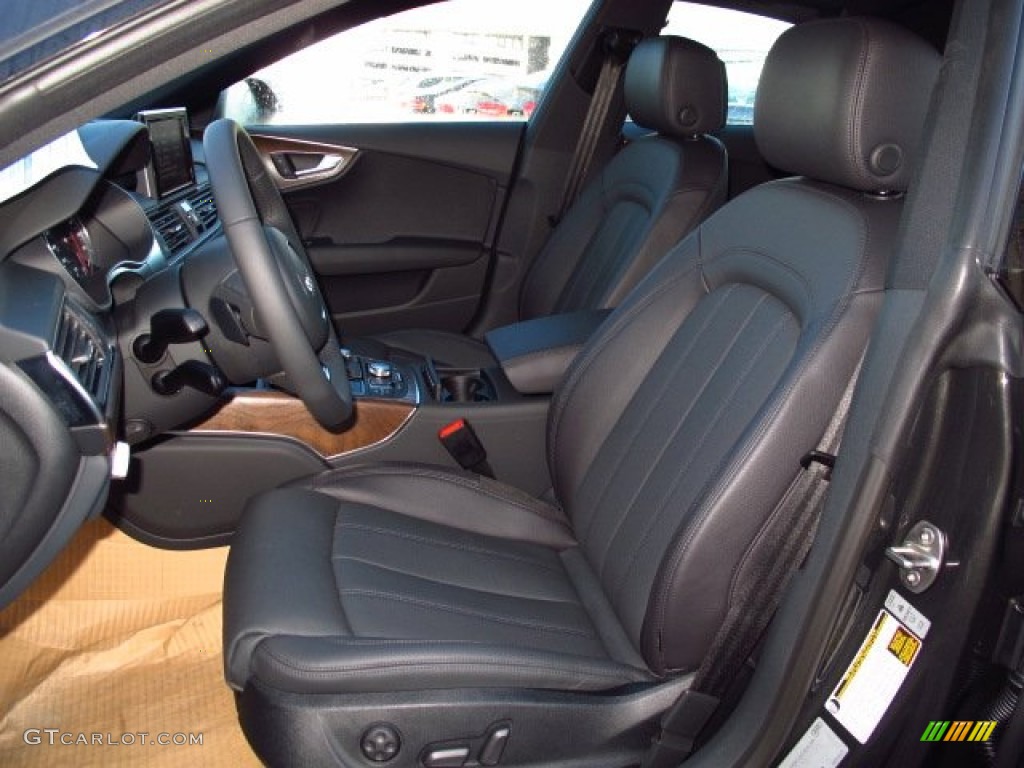 2014 A7 3.0T quattro Prestige - Oolong Gray Metallic / Black photo #12